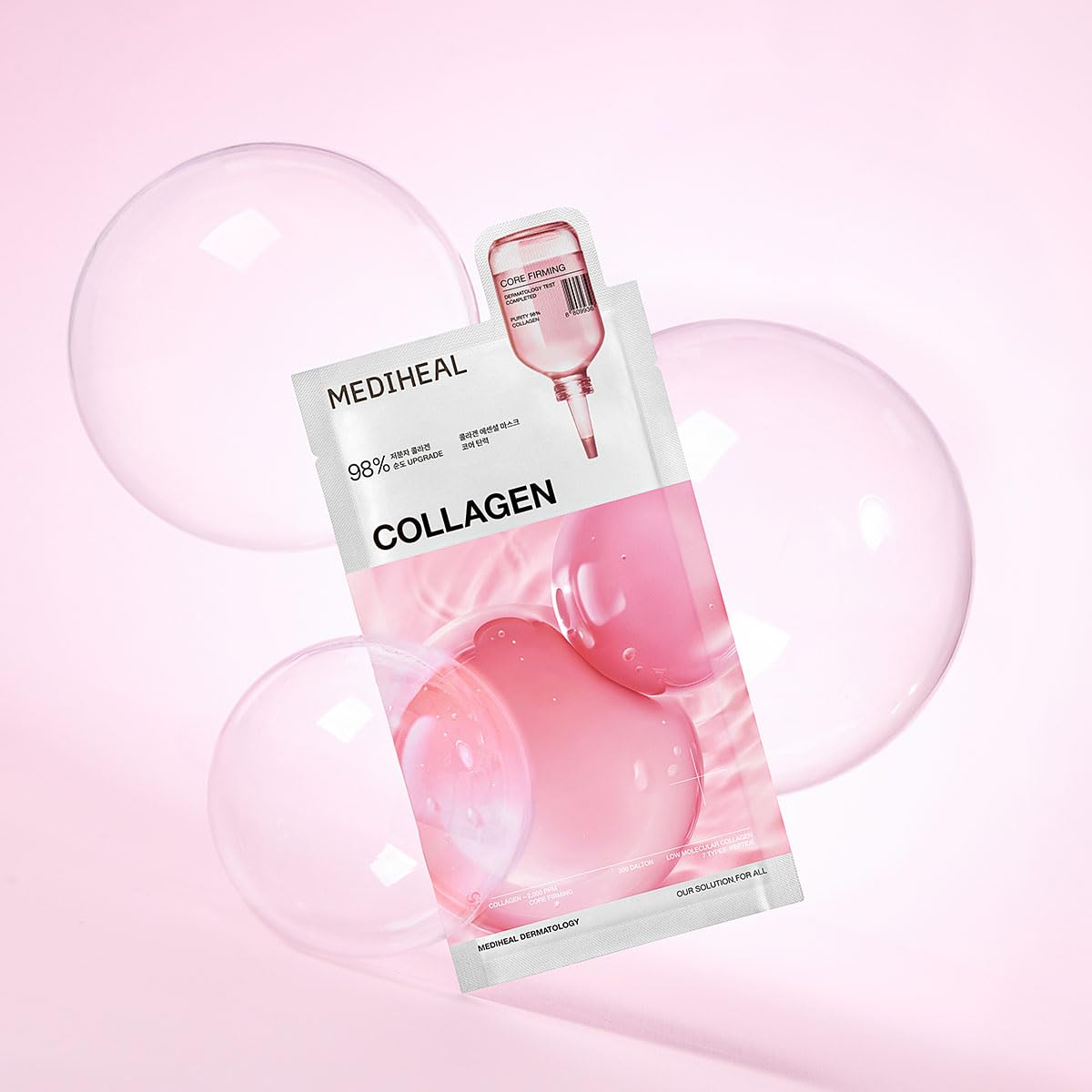 MEDIHEAL Collagen Essential Mask 10 Sheets for Hydration and Firmness