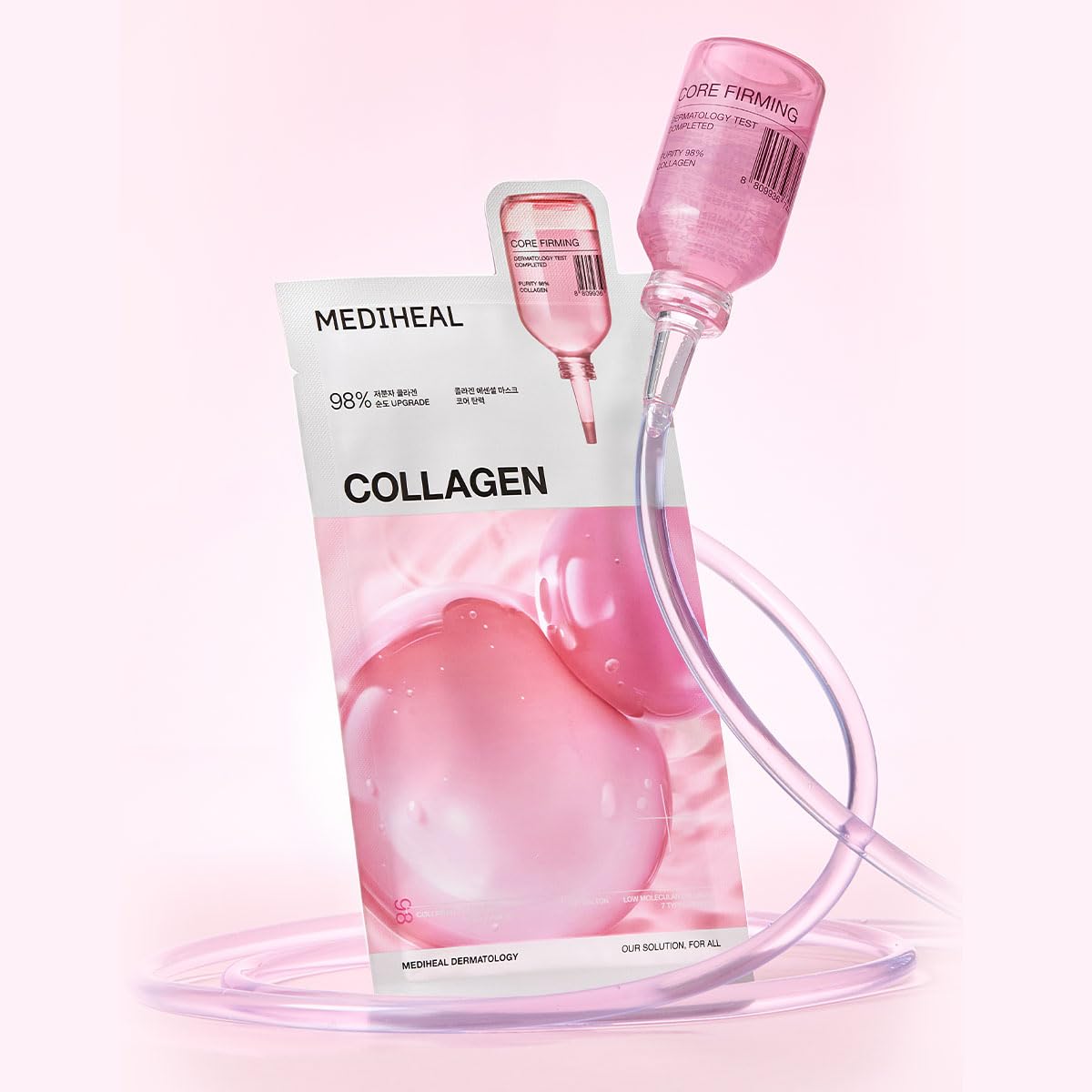 MEDIHEAL Collagen Essential Mask 10 Sheets for Hydration and Firmness