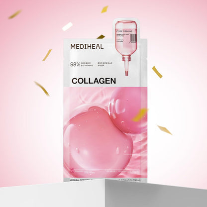 MEDIHEAL Collagen Essential Mask 10 Sheets for Hydration and Firmness