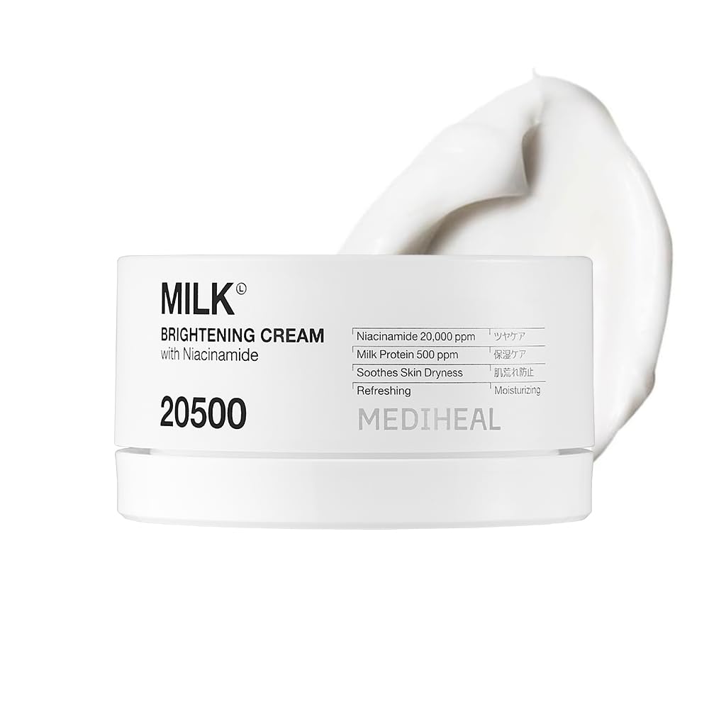 MEDIHEAL Milk Brightening Cream 50ml for Radiant Skin