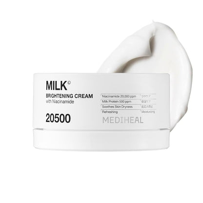 MEDIHEAL Milk Brightening Cream 50ml for Radiant Skin