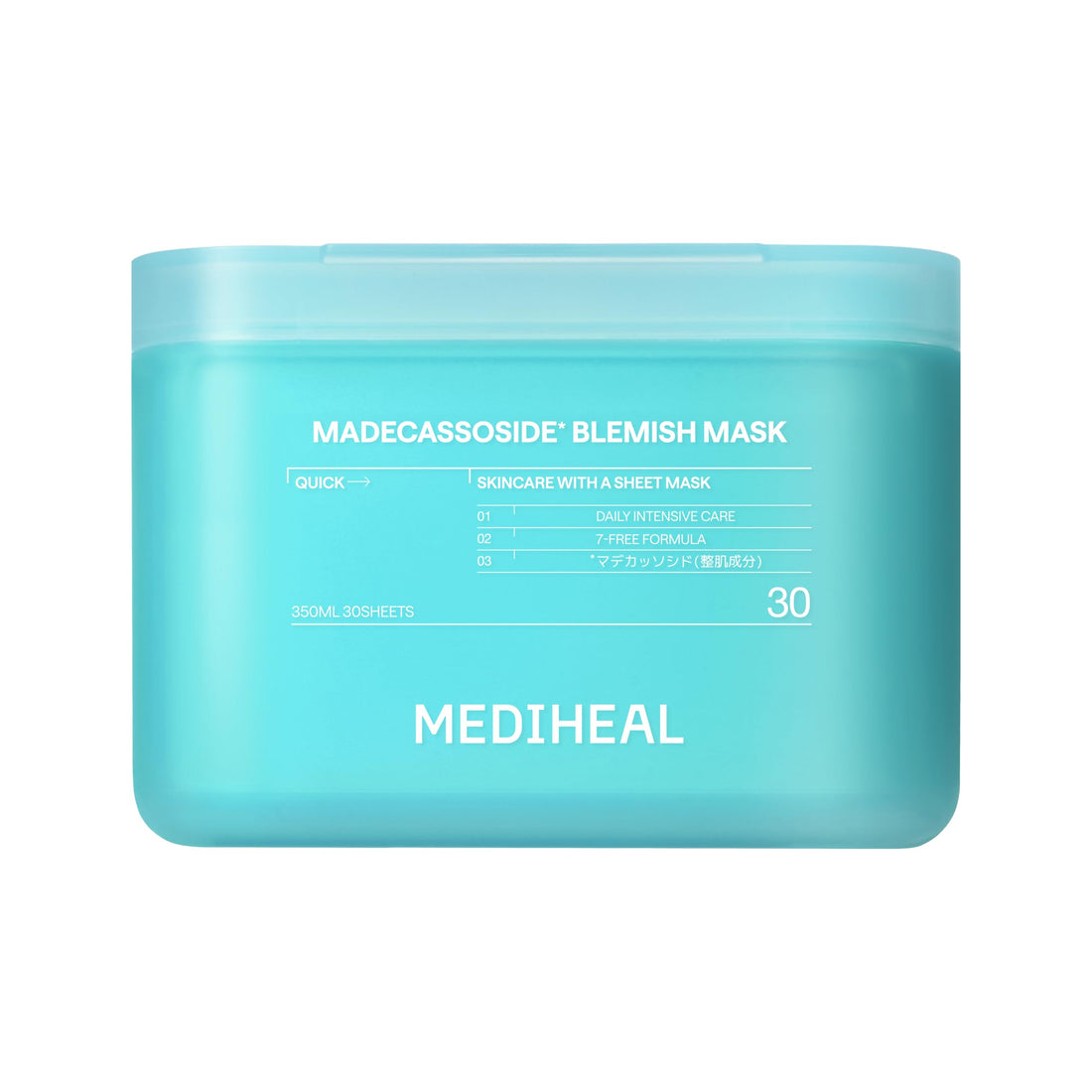 MEDIHEAL Madecassoside Sheet Mask 30 Sheets for Daily Hydration