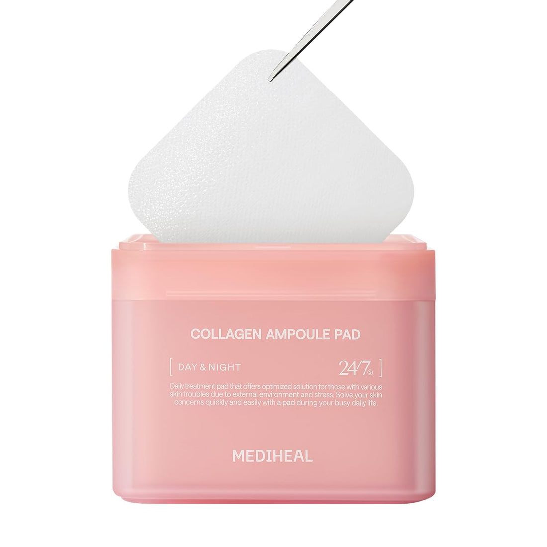 MEDIHEAL Square Toner Pads with Collagen 100 Pads 170ml