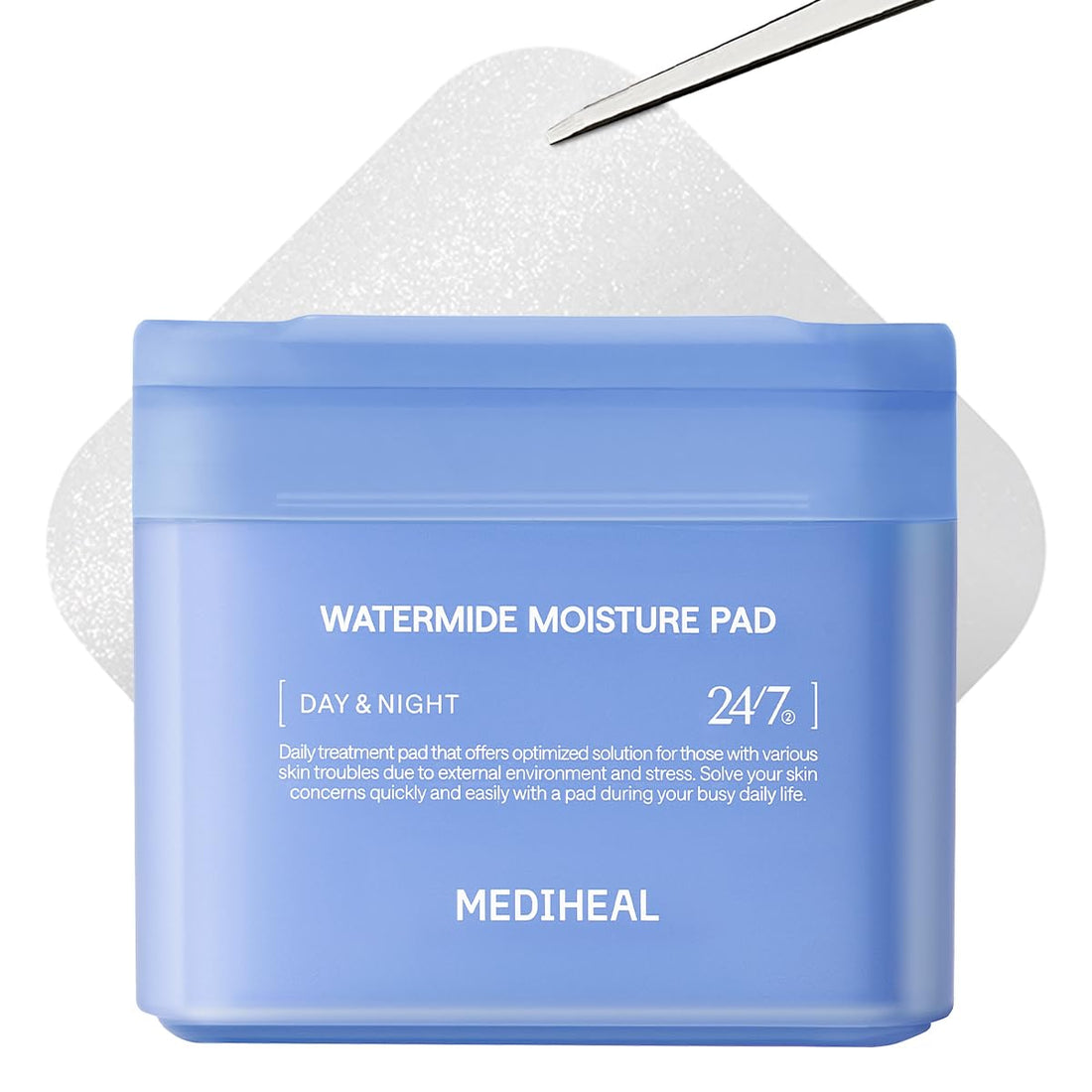 MEDIHEAL Square Facial Toner Pads for Hydration 100 Pads 170ml