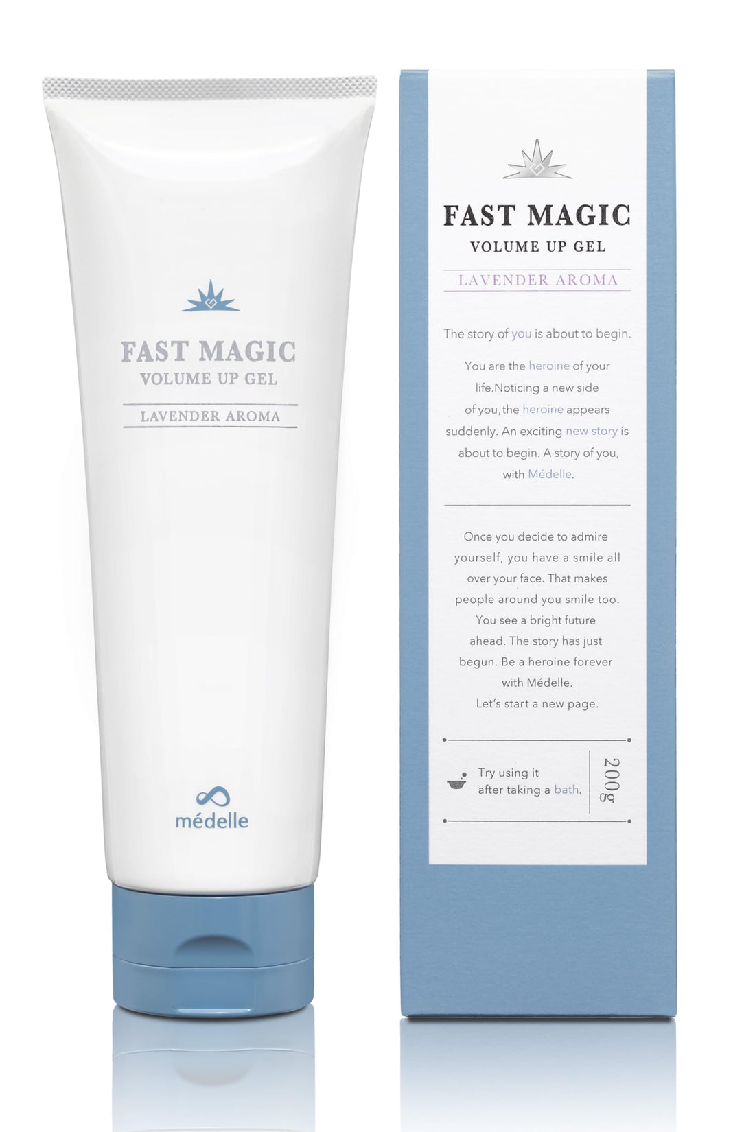 médelle FAST MAGIC Bust Cream, Lavender Aroma 200g