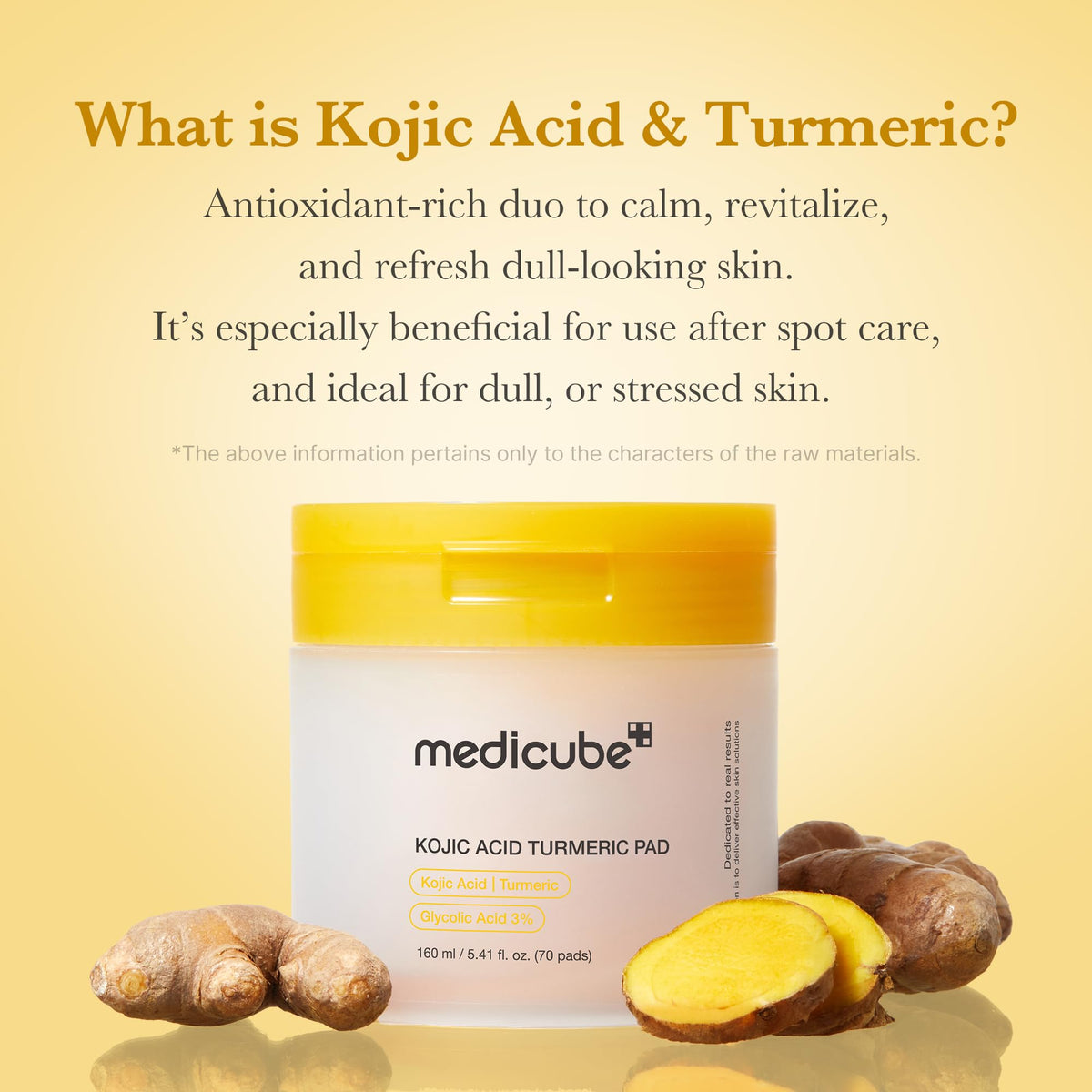 medicube Exfoliating Toner Pads with Kojic Acid and Turmeric