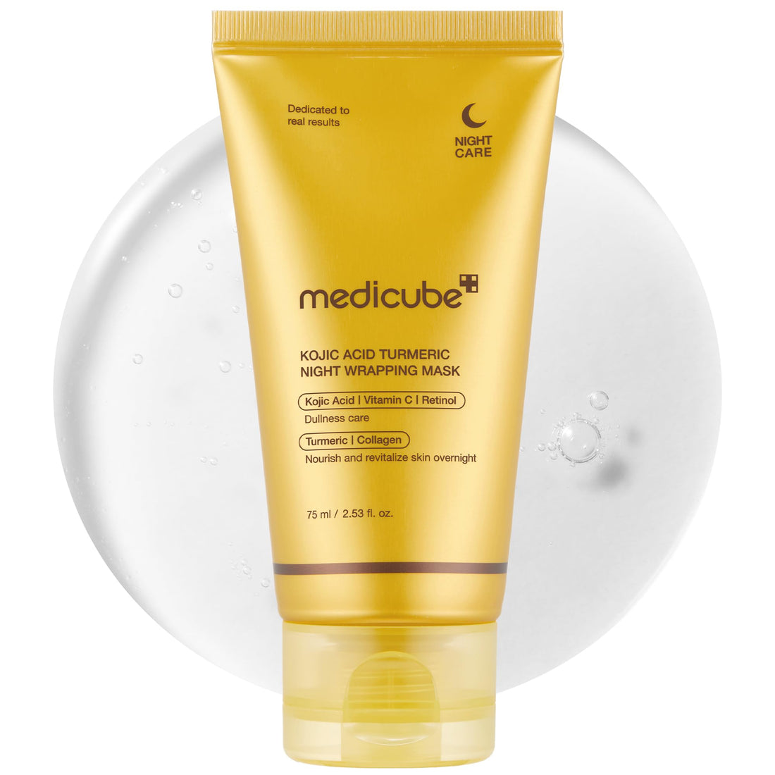 Medicube Masque de Nuit au Curcuma 70 g pour une Peau Éclatante