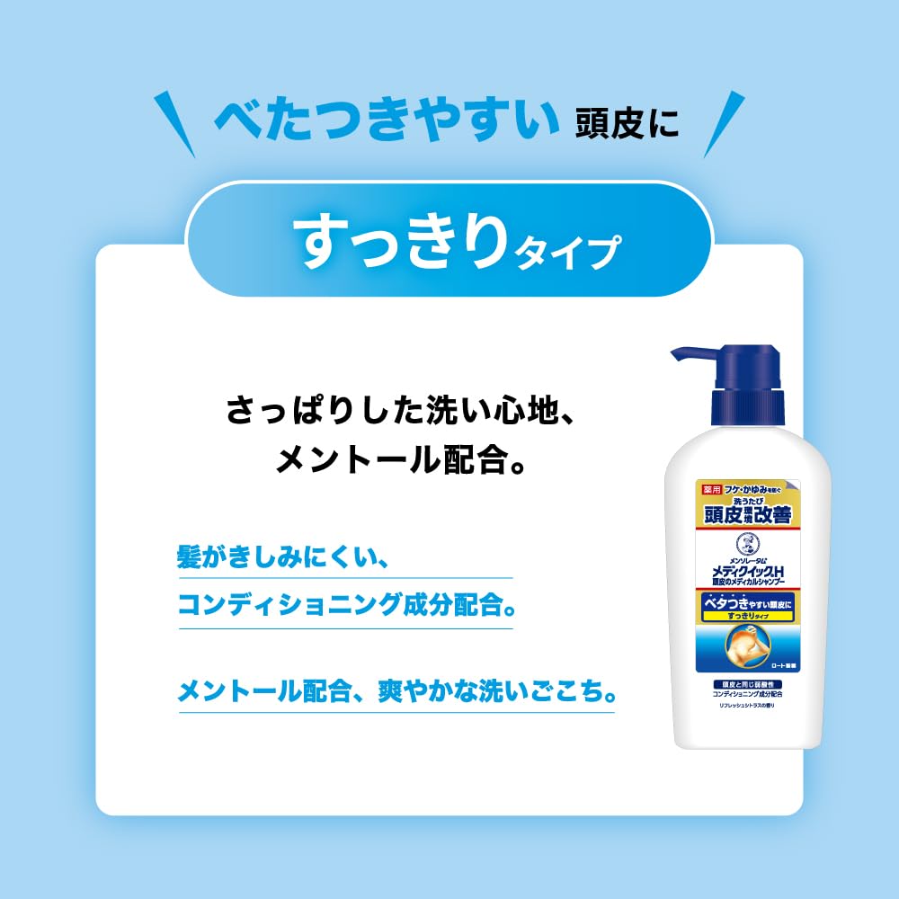 Medikuikku H Scalp Care Shampoo 320ml with Moisture Lock Formula