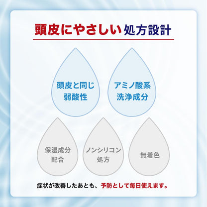 Medikuikku H Scalp Care Shampoo Set 200ml x 2 for Japanese Hair Care