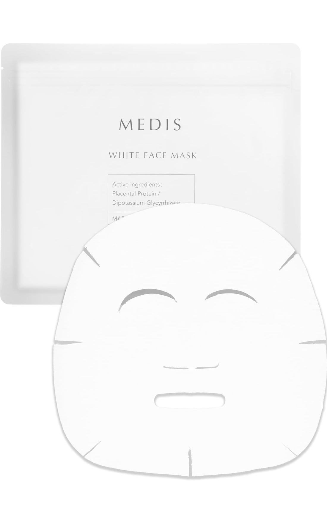 MEDIS Face Pack with 3 Types of Placenta for Brightening Skin 30 Sheets