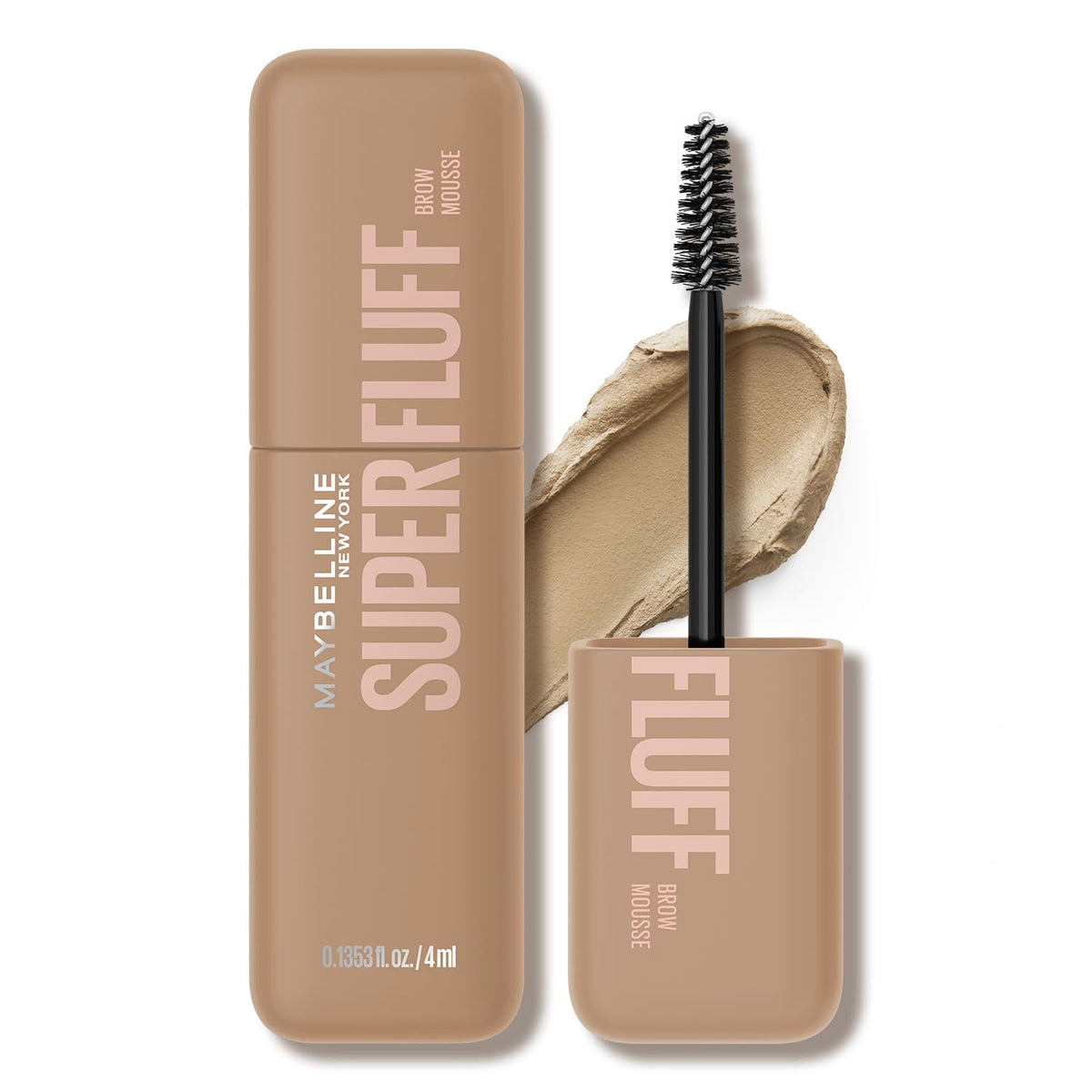 MAYBELLINE SP Fluff Brow Mousse Eyebrow Mascara Light Brown 4ml