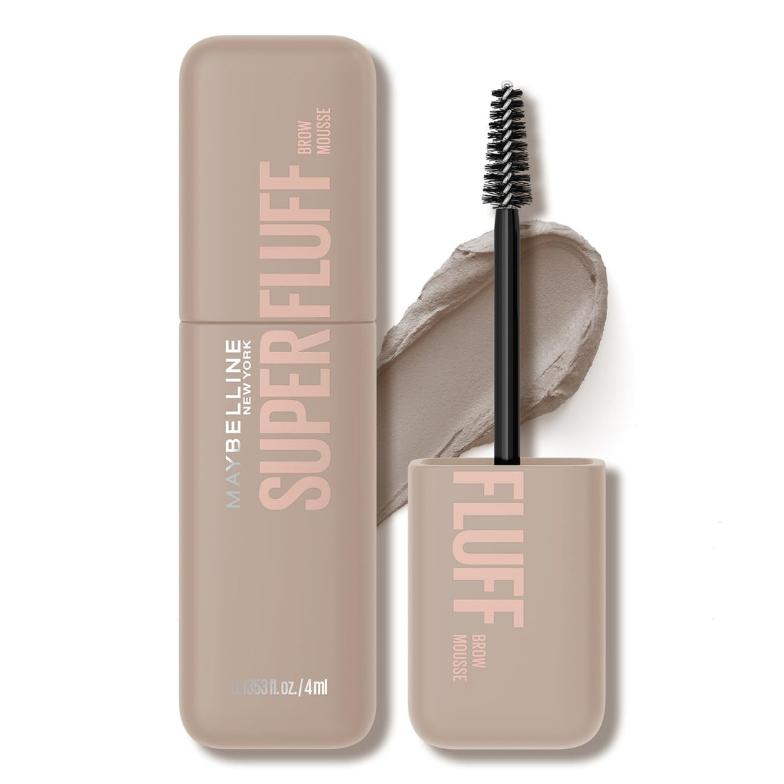 MAYBELLINE SP Fluff Brow Mousse Eyebrow Mascara 01 Grey Brown 4ml