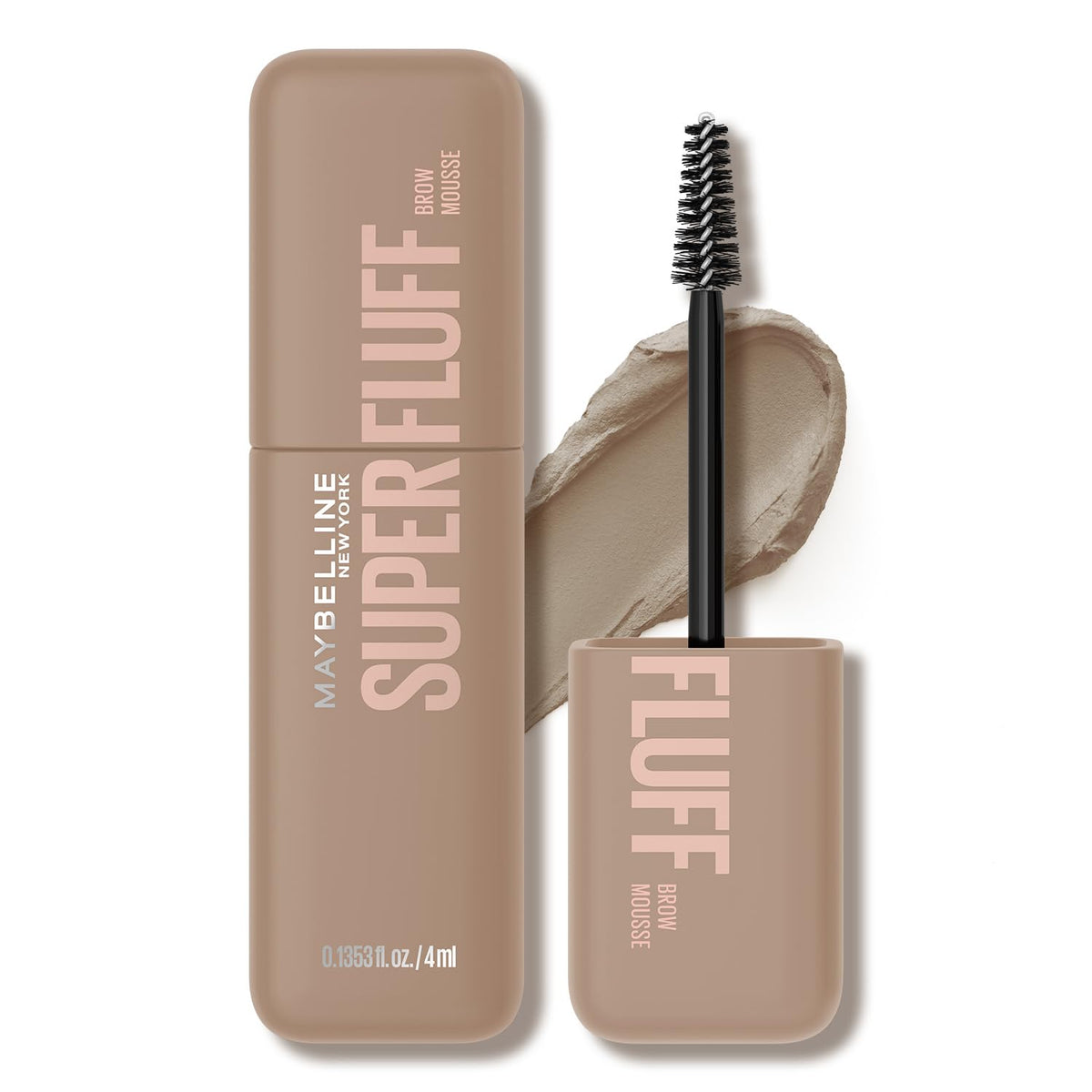MAYBELLINE Brow Mousse Ash Brown 4ml for Natural Finish