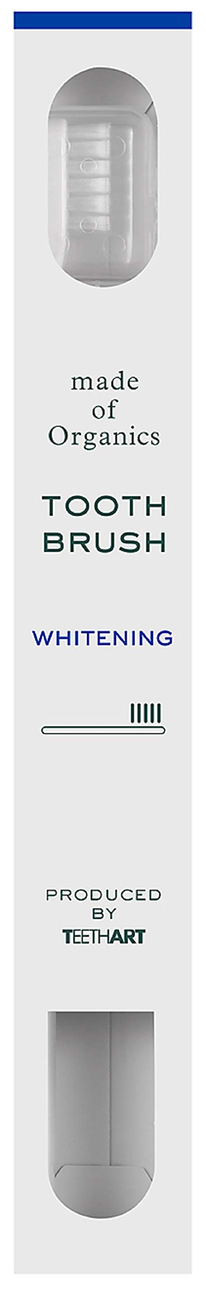 made of Organics Whitening Toothbrush, Brush Only, 1 Count