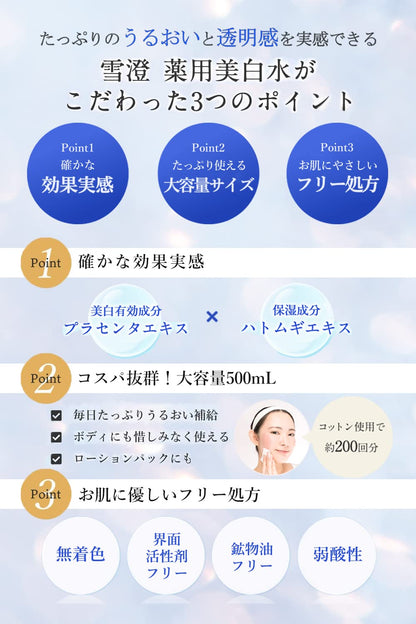 Meishokukeshouhin Bright Look Skin Conditioner 500ml