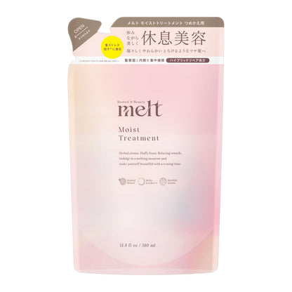 melt Moist Treatment Refill 380ml for Healthy and Shiny Hair