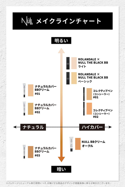 MENS NULL BB Cream for Natural Coverage 20g