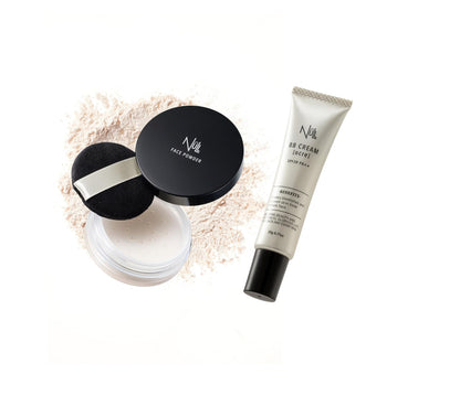 MENS NULL BB Cream and Face Powder Set for Everyday Use