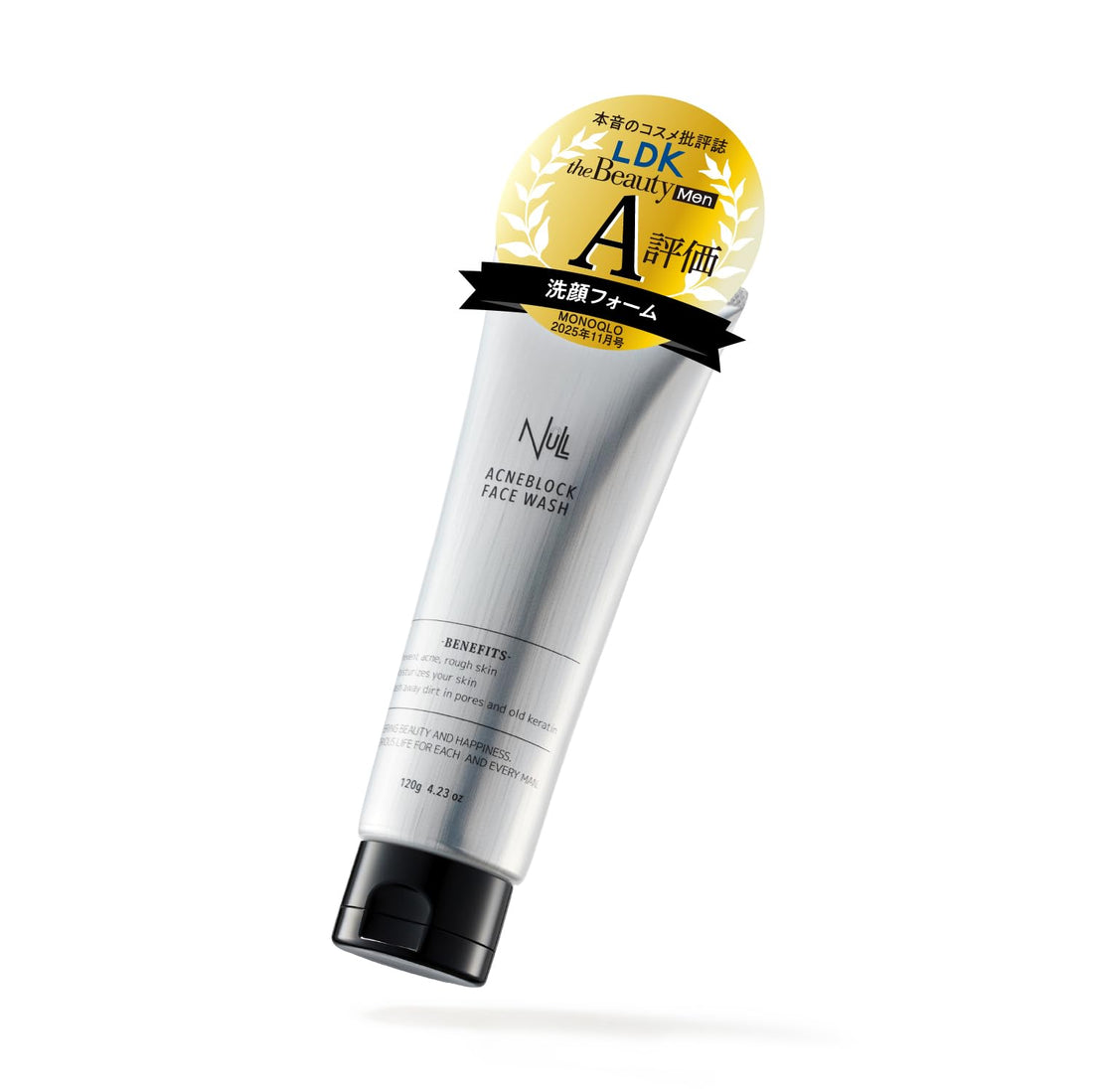 MENS NULL Facial Cleanser for Visible Spots 120g Gentle Formula