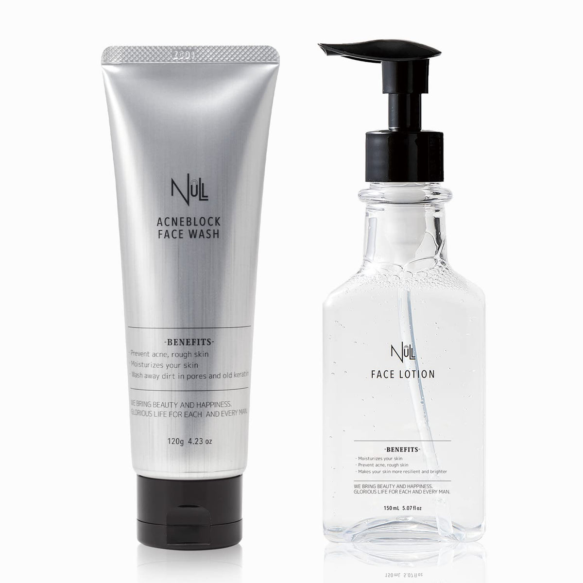 MENS NULL Face Wash and Toner Set for Men&