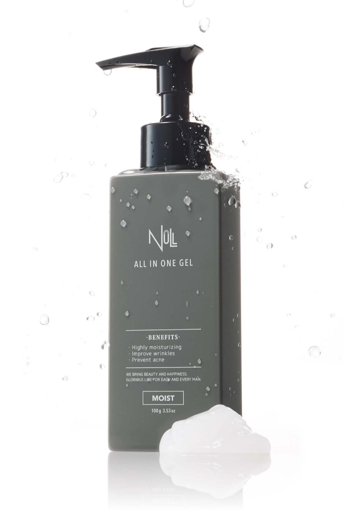 MENS NULL Gel Hydratant Tout-en-Un 100g pour Soins de la Peau Masculins