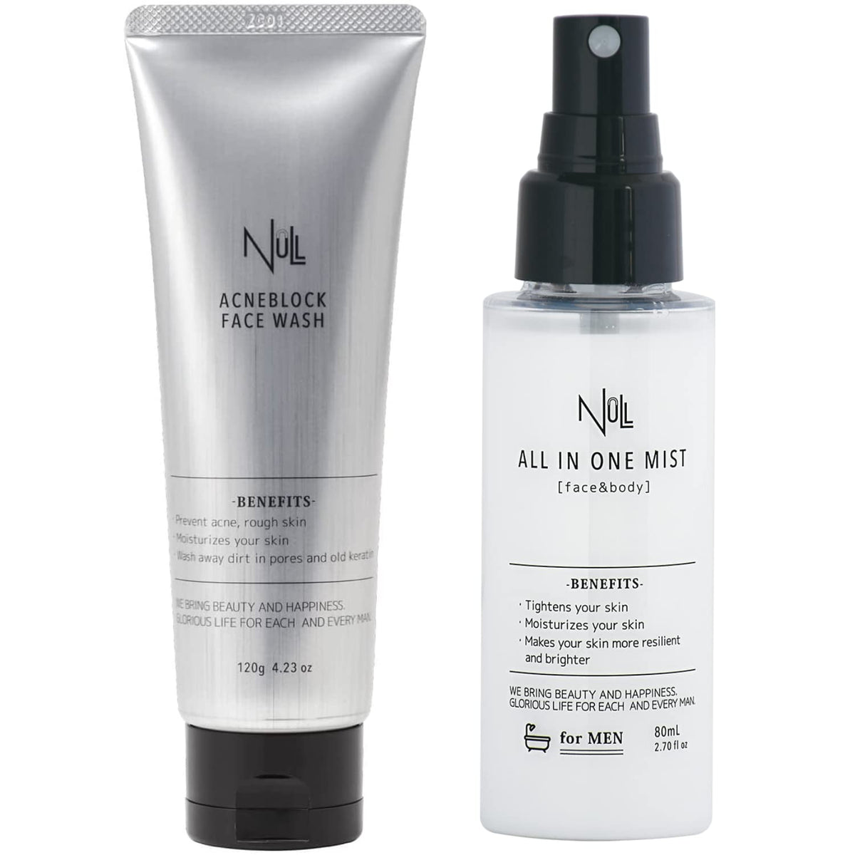 MENS NULL All-in-One Mist Moisturizer 80ml for Men