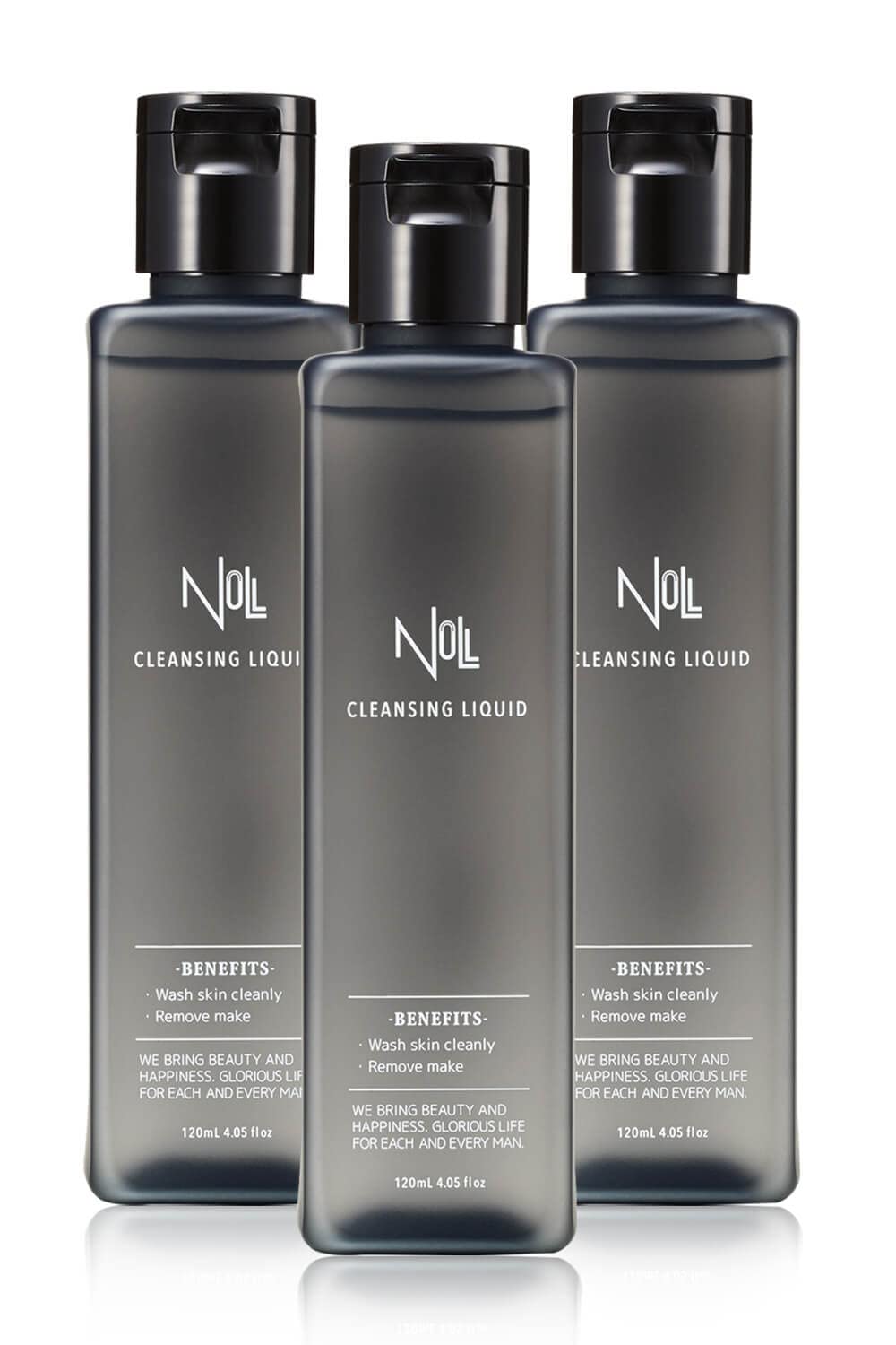 MENS NULL Cleansing Oil 3 Pack Gentle Makeup Remover 360ml