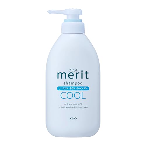 Merit Cool Rinse-Free Shampoo 450ml for Refreshing Hair Care