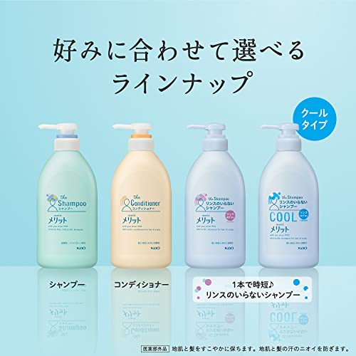 Merit Rinse-Free Shampoo Pump 480ml for Effortless Hair Care