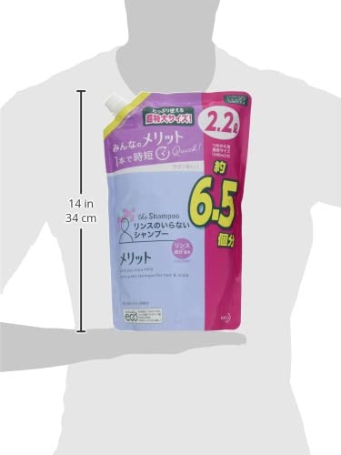 Merit Rinse-Free Shampoo 2200mL for Effortless Clean Hair