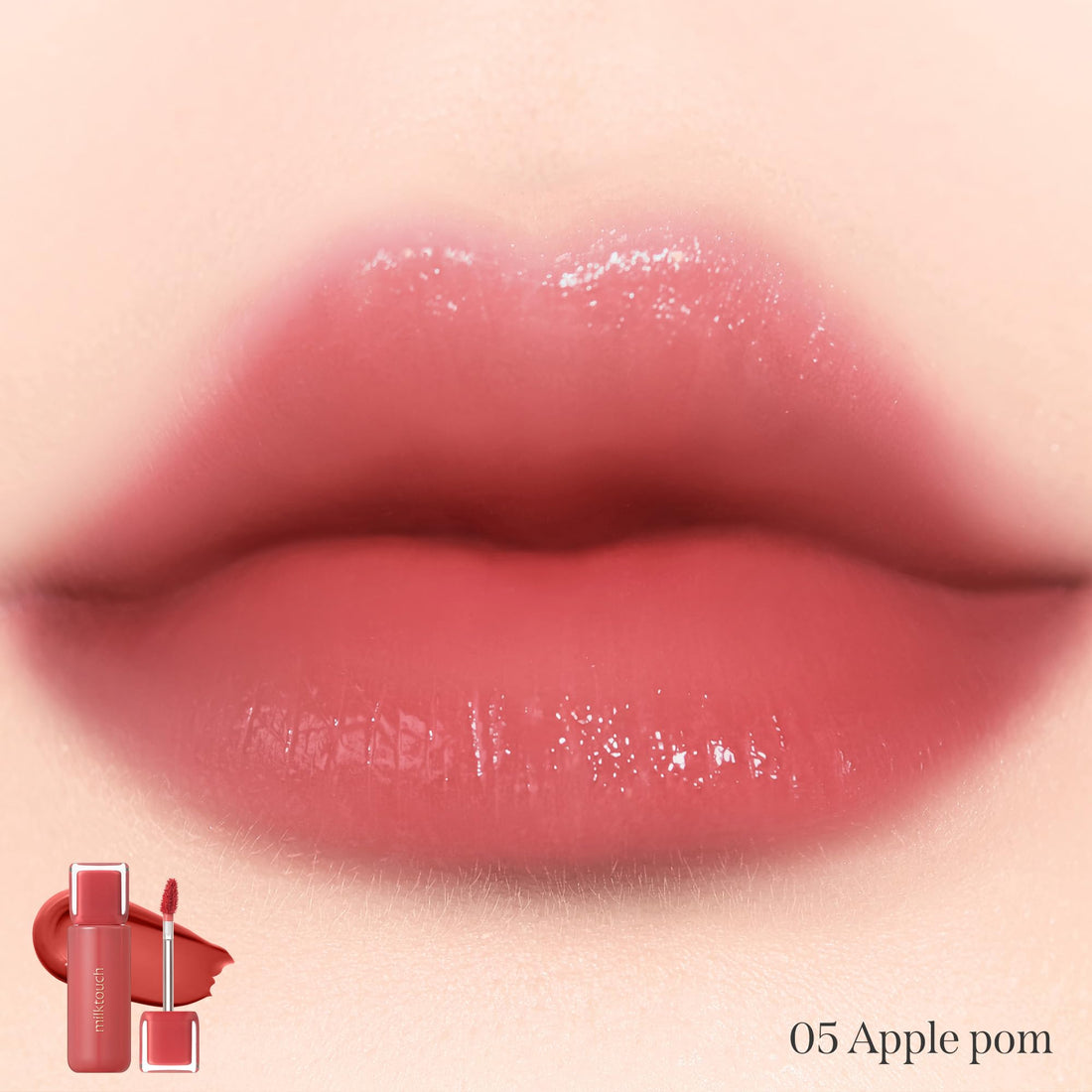 MILKTOUCH Jelly Fit Tinted Glow Tint 05 Apple Pom for a Radiant Finish
