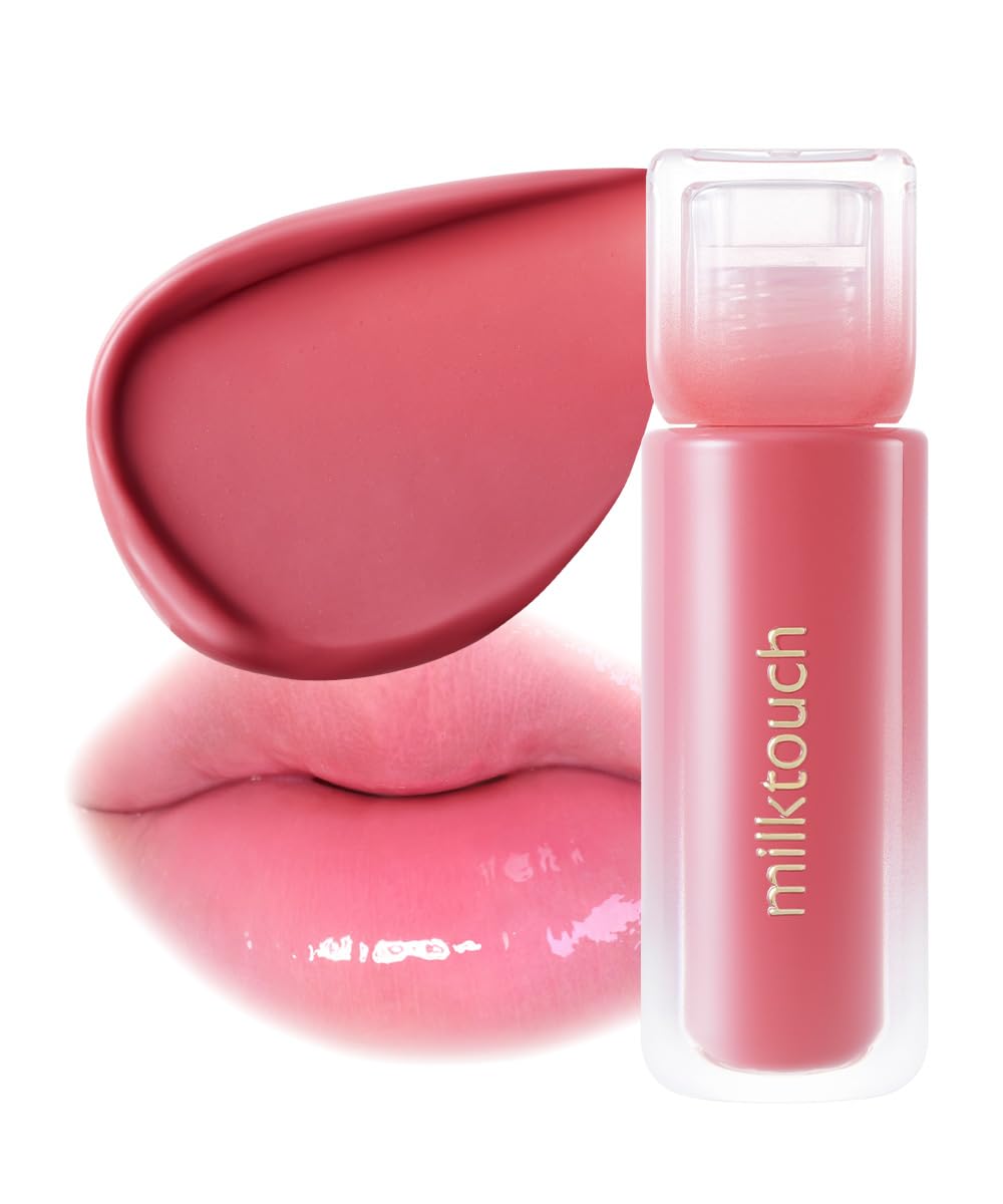 MILKTOUCH Lip Gloss Sheer Finish Peony Rain 1