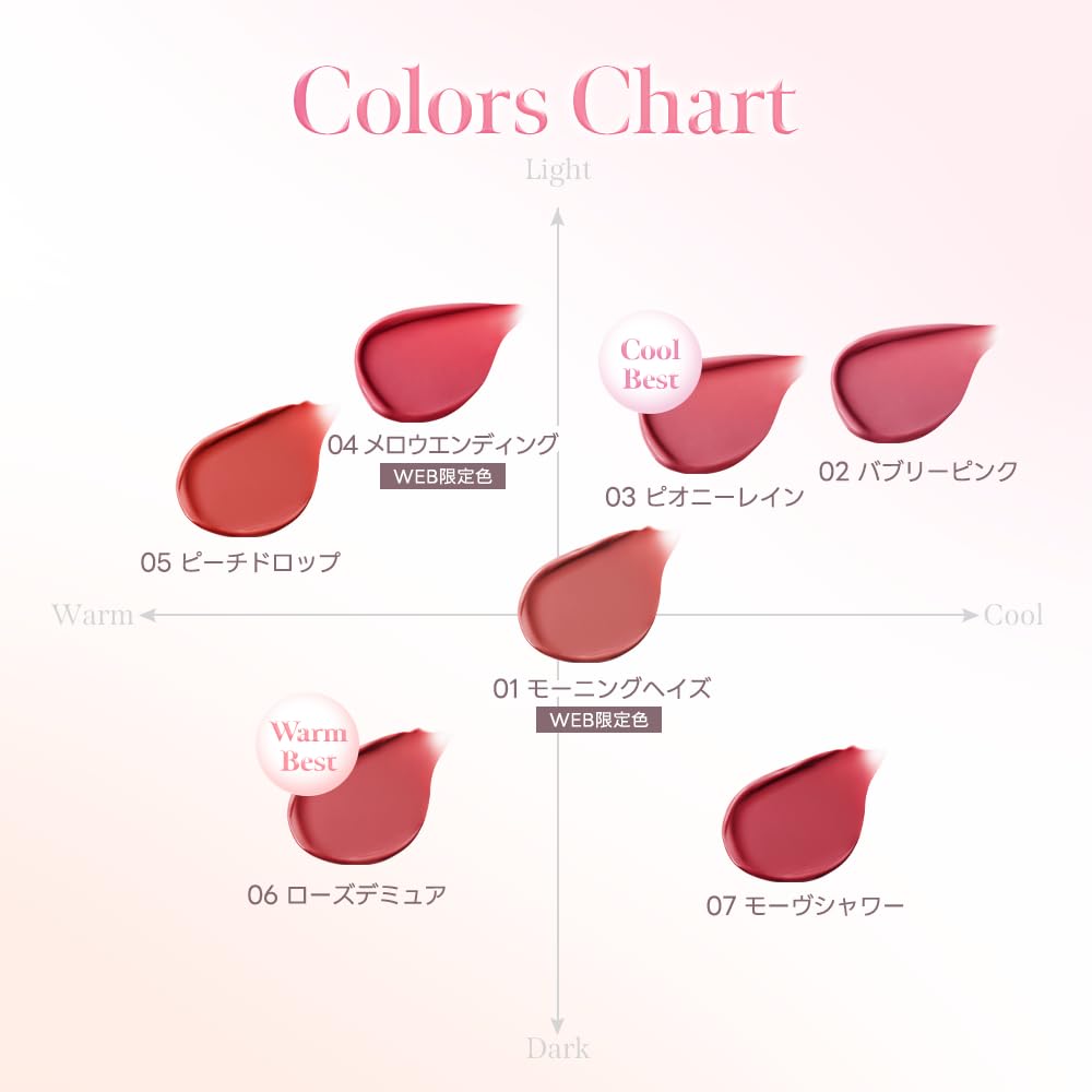 MILKTOUCH Lip Gloss Sheer Finish Peony Rain 1