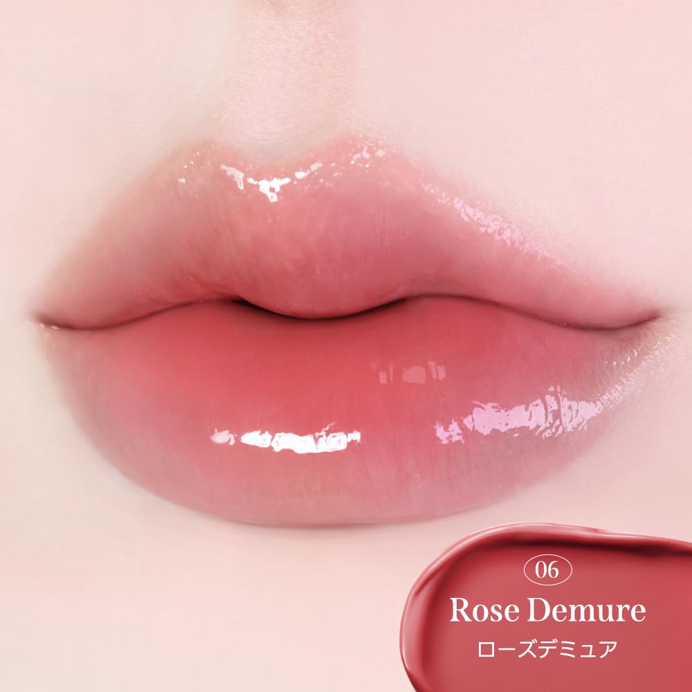 MILKTOUCH Lip Gloss Sheer Finish 06 Rose Demure 1ml