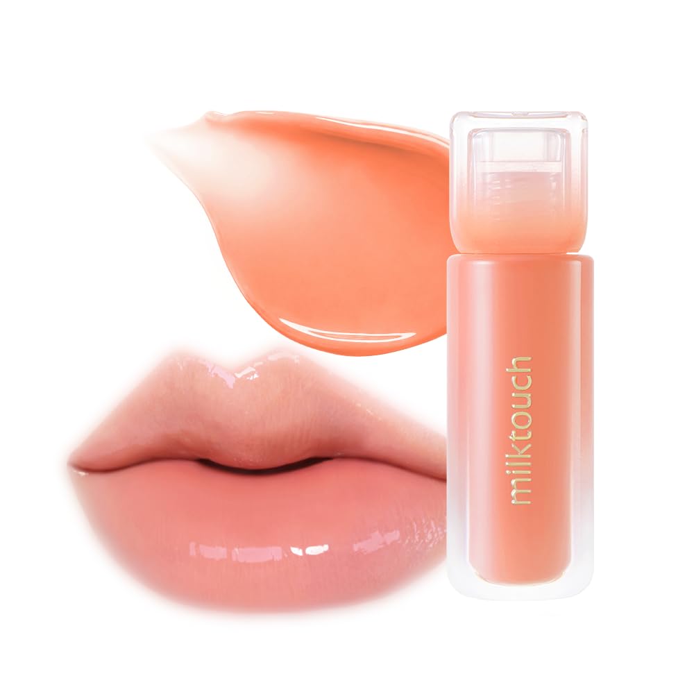 MILKTOUCH Lip Gloss with Sheer Finish in Tangerine Pop