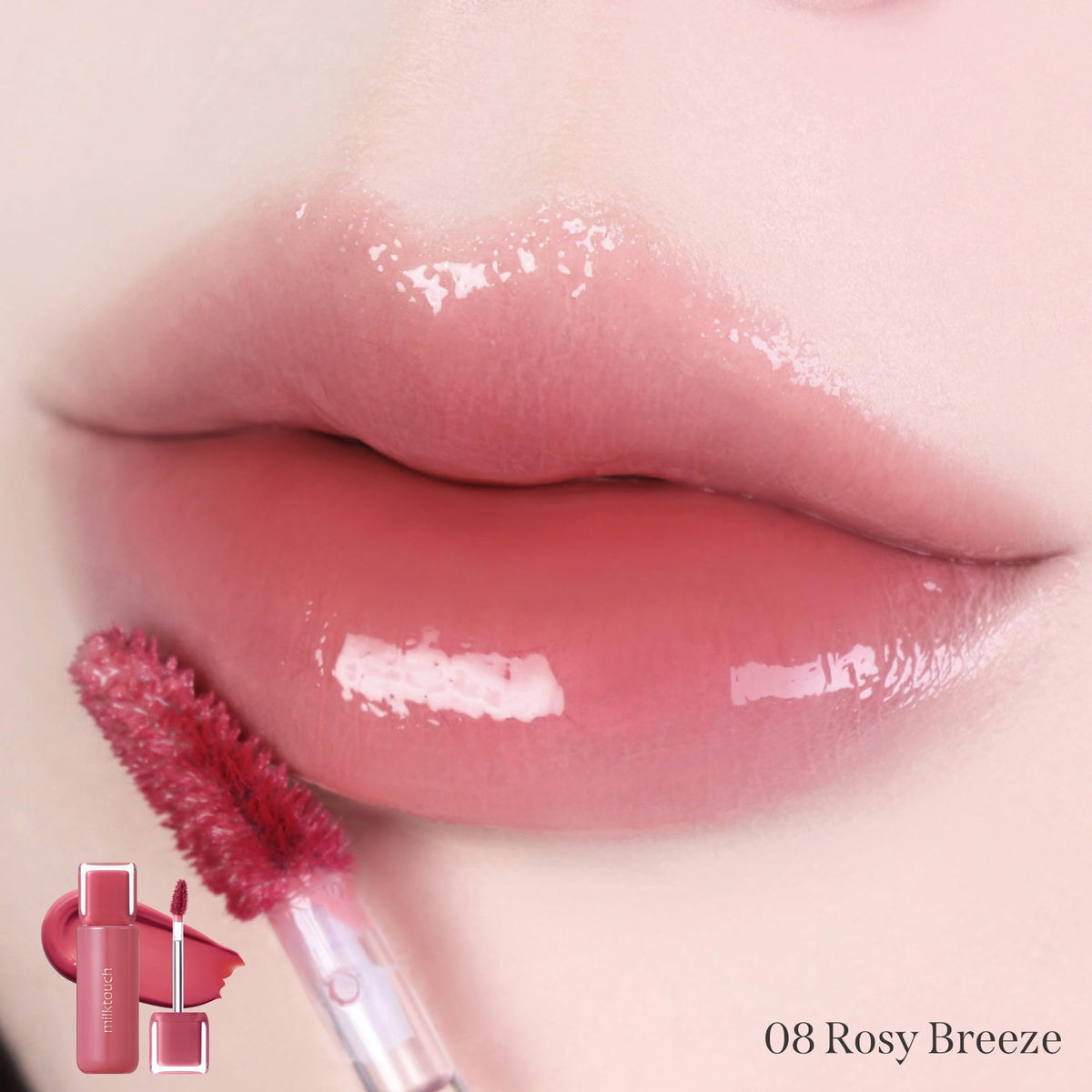 MILKTOUCH Jelly Fit Tinted Glow Tint 08 Rosy Breeze for Radiant Skin