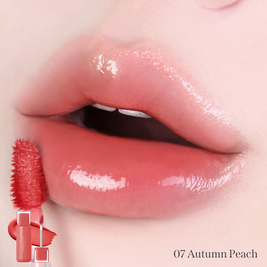 MILKTOUCH Jelly Fit Tinted Glow Tint 07 Autumn Peach for Radiant Skin
