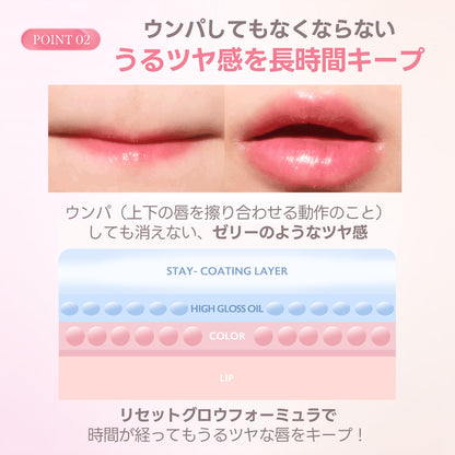 MILKTOUCH Jelly Fit Tint Glow Tint 01 New Peach Bear 10g