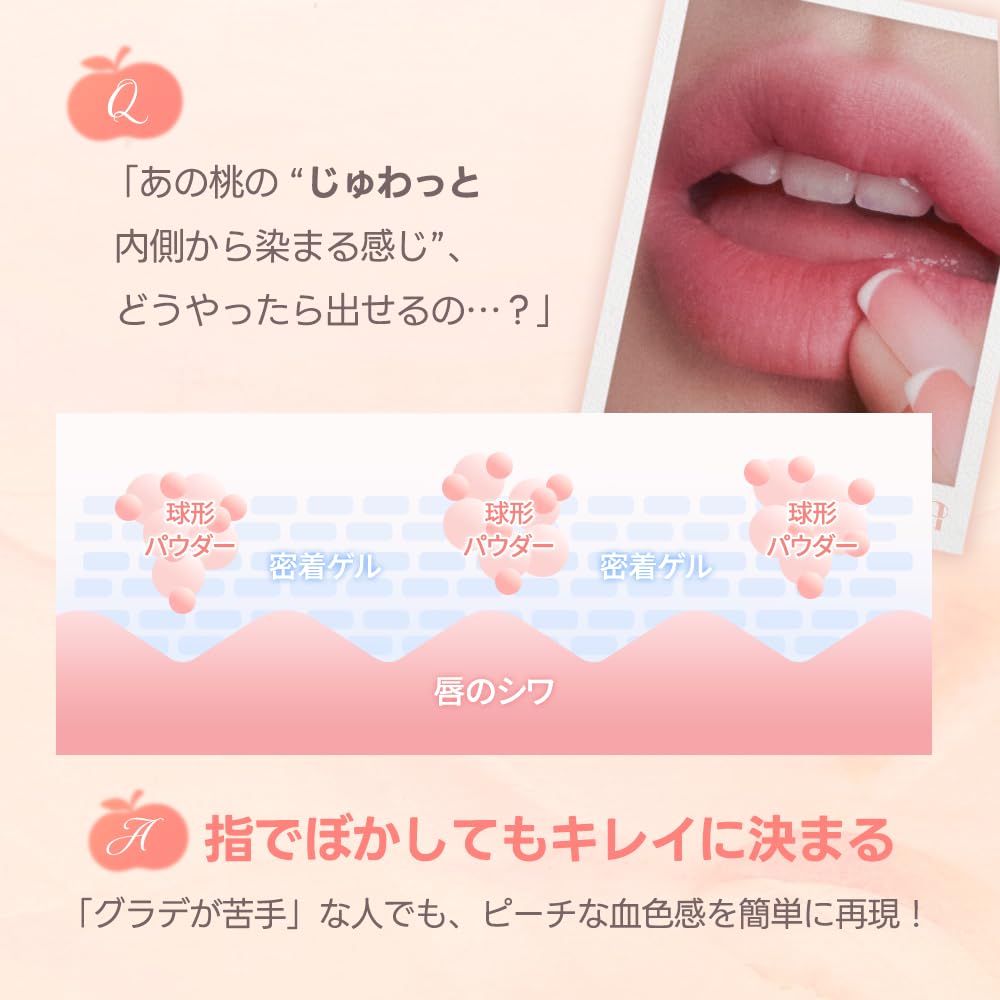 MILKTOUCH Spread Blurry Tint Matte Lip Tint in Donut Peach