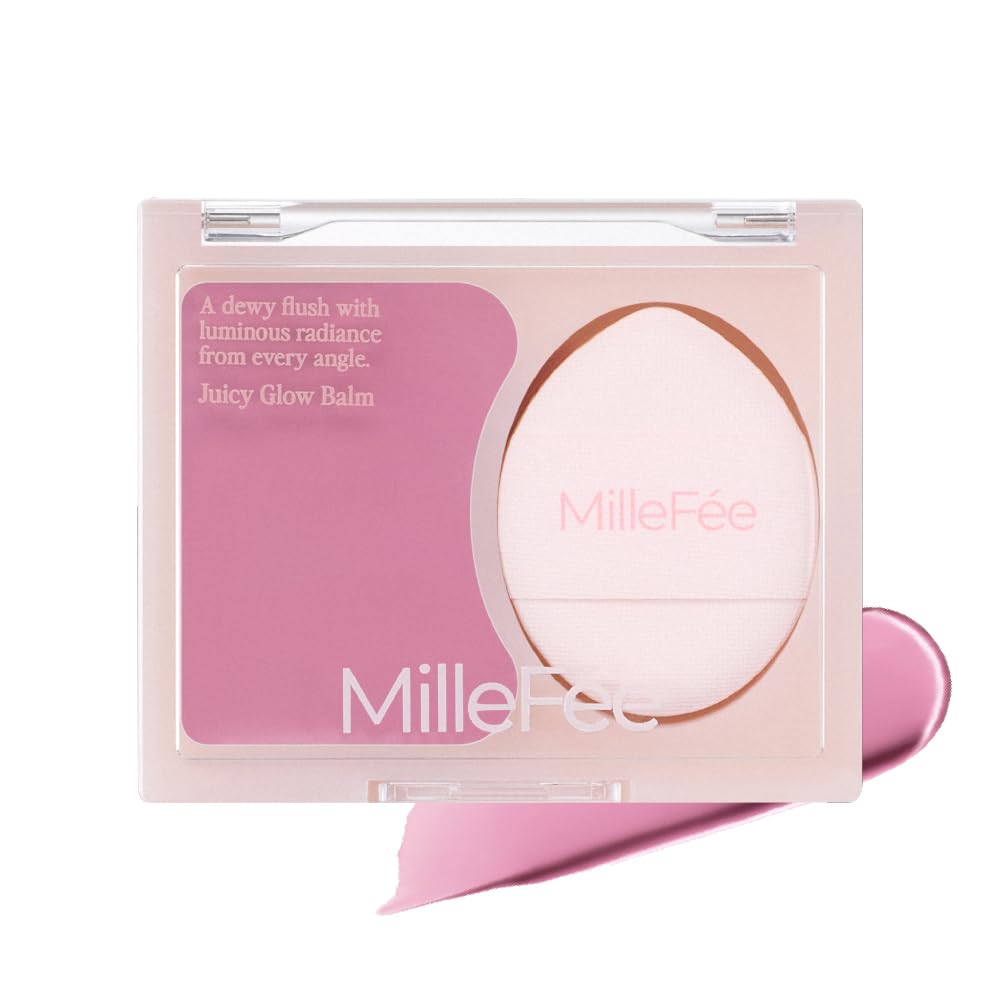 MilleFée Juicy Glow Balm Cheek 01 Lavender Kiss Cream Face Color