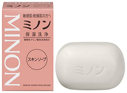 Minon Amino Moist Skin Soap Gentle Cleansing 80g