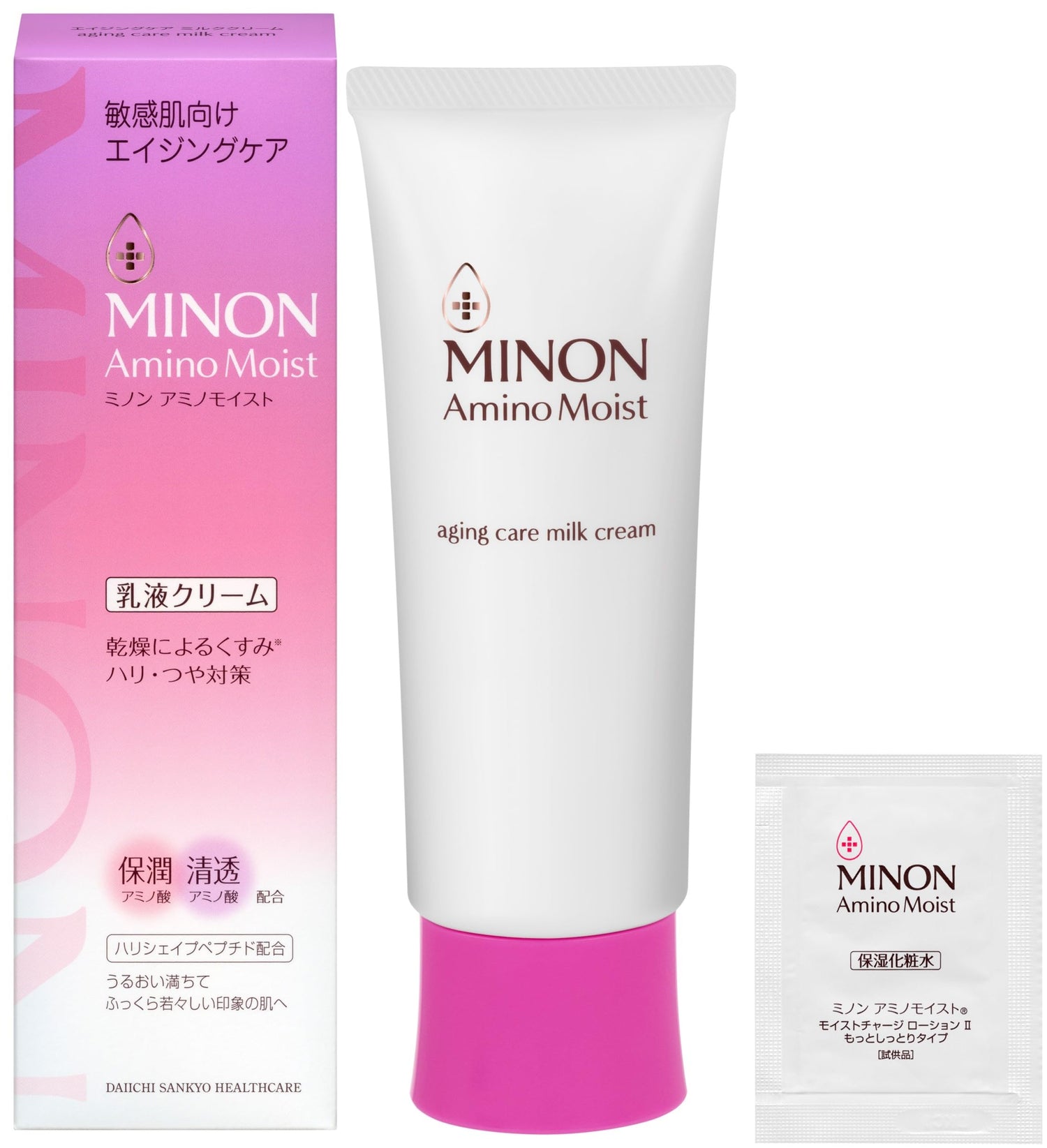 Minon Amino Moist Aging Care Milk Cream 100g for Radiant Skin