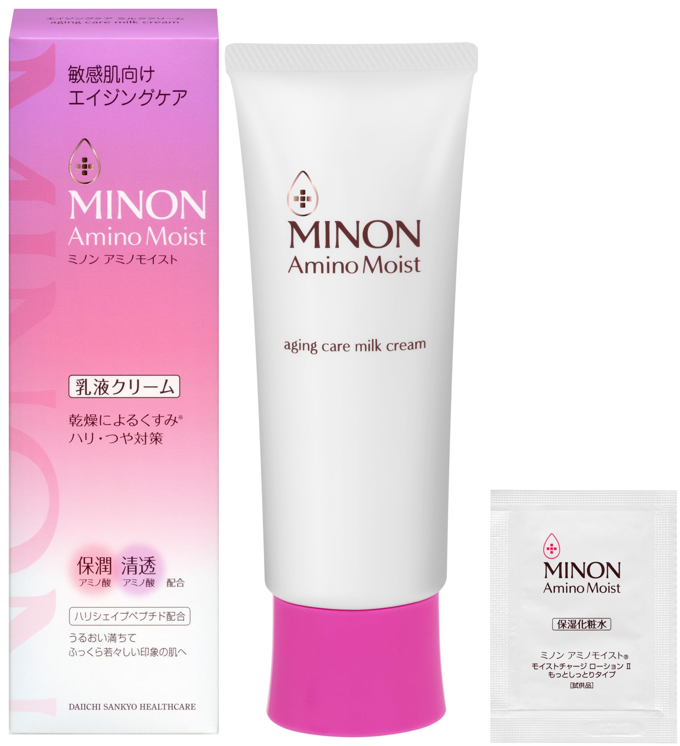 Minon Amino Moist Aging Care Milk Cream 100g for Radiant Skin