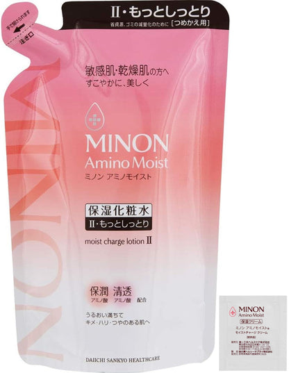 Minon Amino Moist Moist Charge Lotion II Refill 130mL Hydrating Lotion