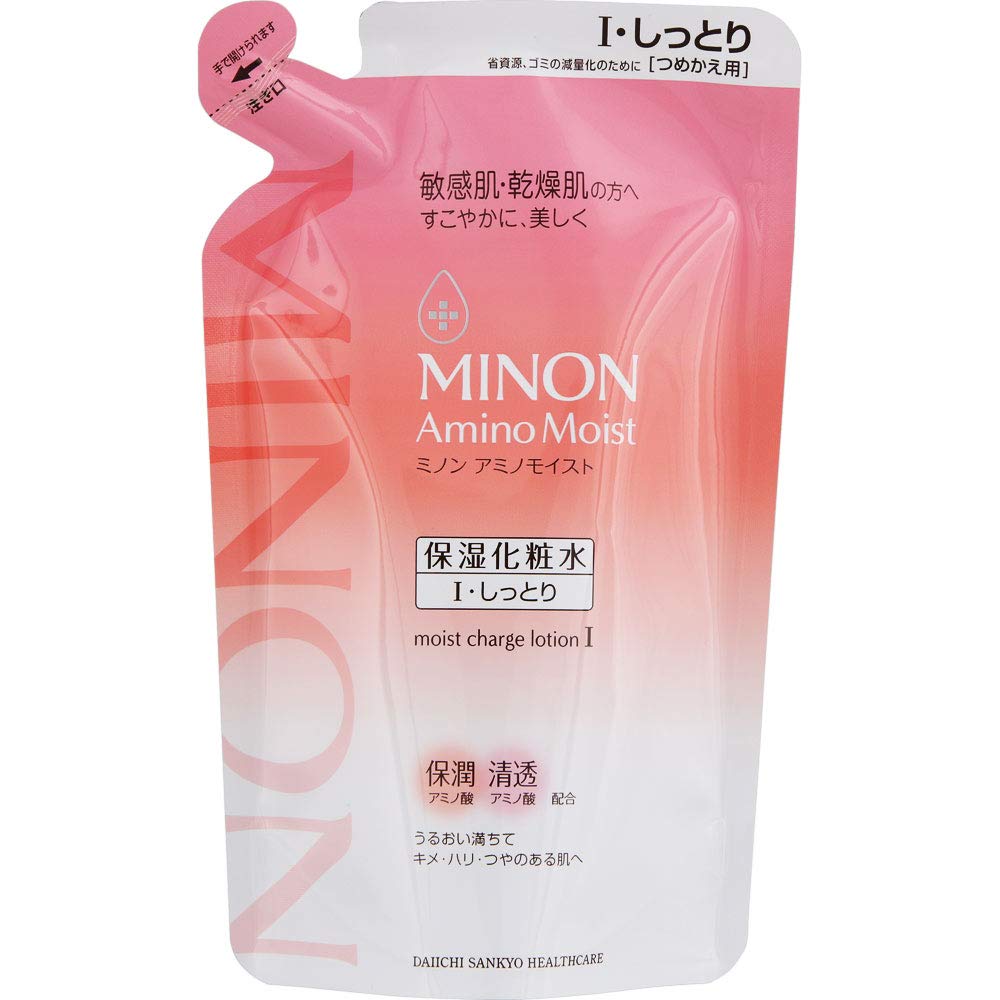 Minon Amino Moist Moist Charge Lotion Refill 130mL Hydrating Lotion