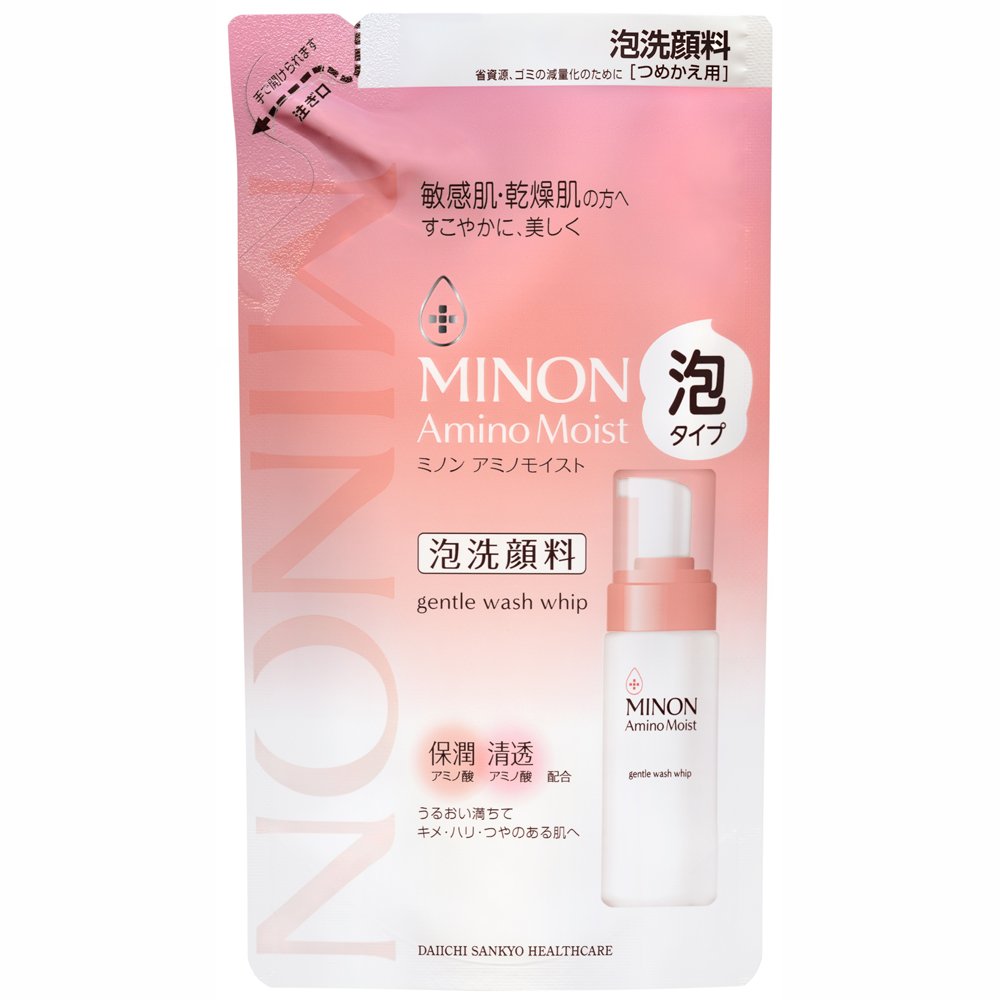 Minon Amino Moist Gentle Wash Refill 130mL Moisturizing Cleanser