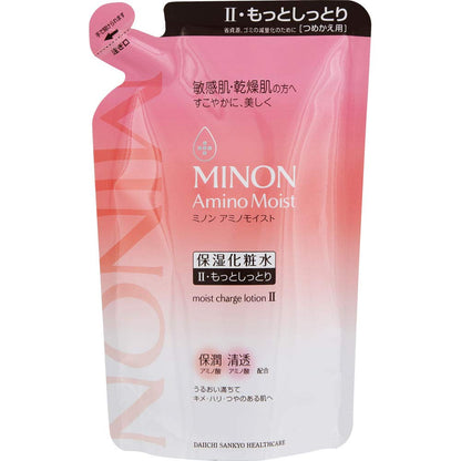 Minon Amino Moist Moist Charge Lotion II Refill 130mL Rich Moisturizing Lotion