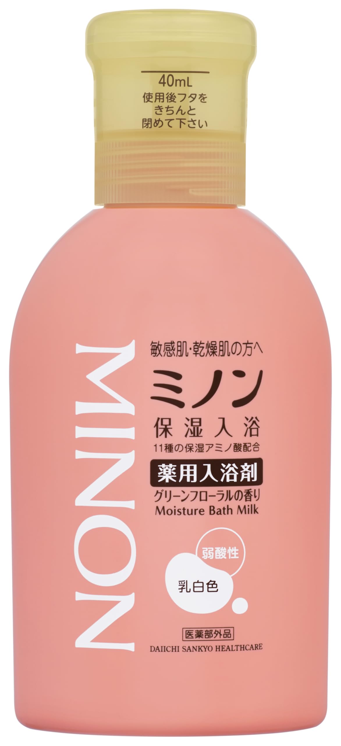 Minon Amino Moist Moisturizing Bath Agent 480mL for Dry Skin Care