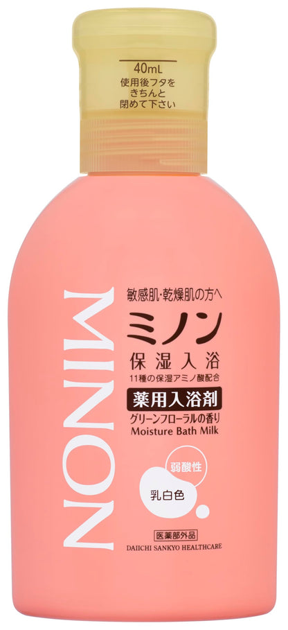 Minon Amino Moist Moisturizing Bath Agent 480mL for Dry Skin Care
