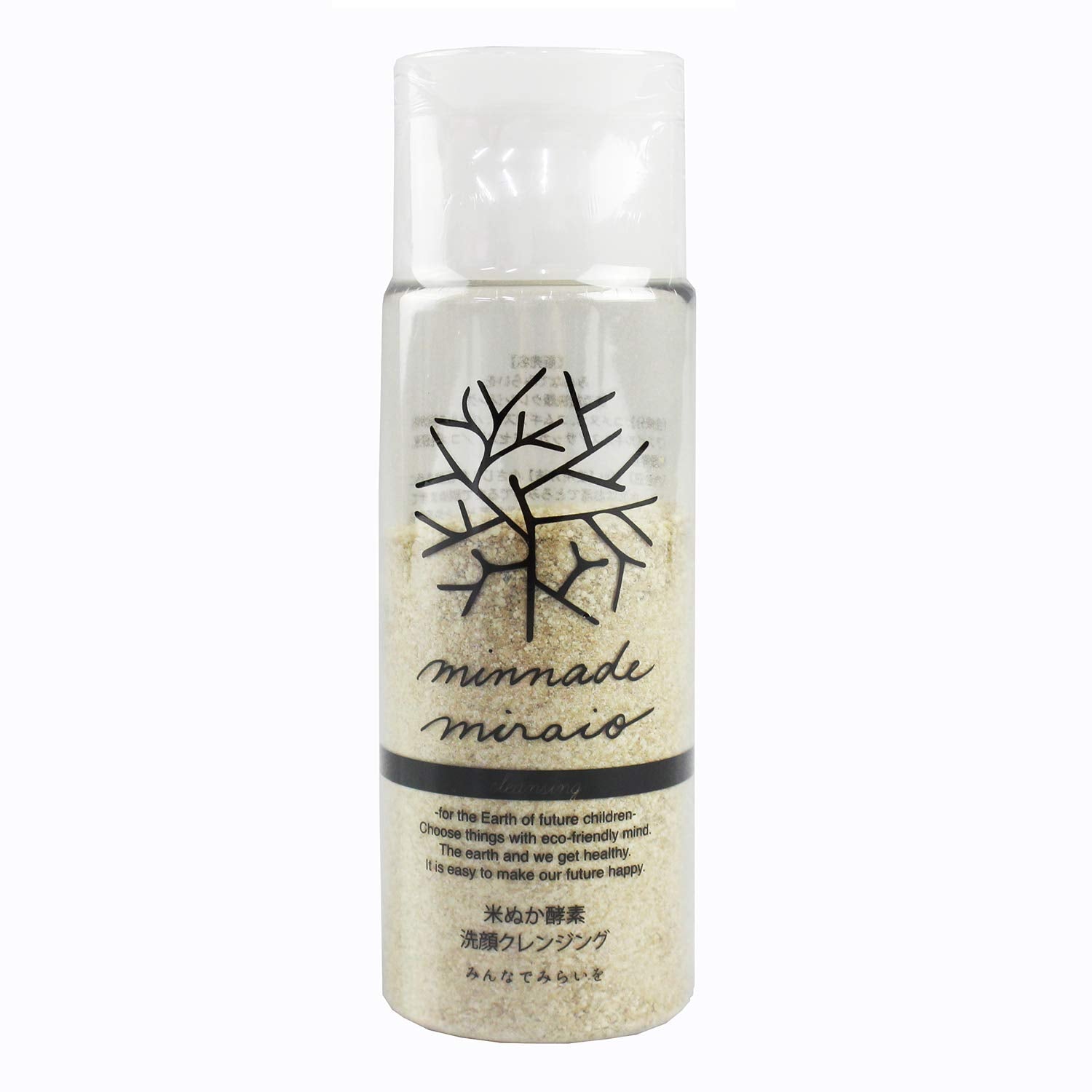 minnade miraio Rice Bran Enzyme Cleansing Wash 70g for Gentle Cleansing